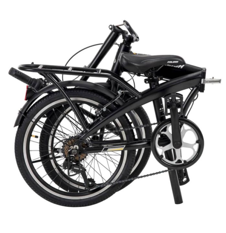 Raleigh Flex Folding Bike 20-in Black