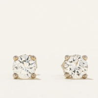 '100 Ways' White Gold Diamond Stud Earrings