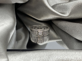 18KT White Gold 0.46CT. Rutledge Round Diamond Wedding Band